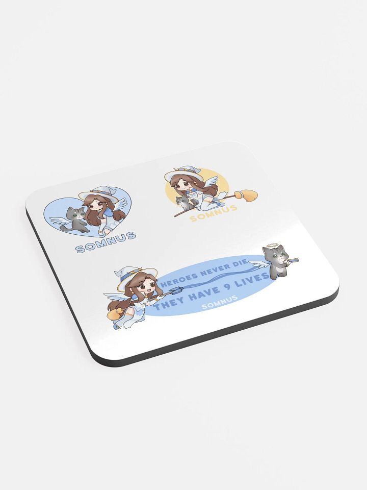 Triple Trouble Cork Coaster product image (2)