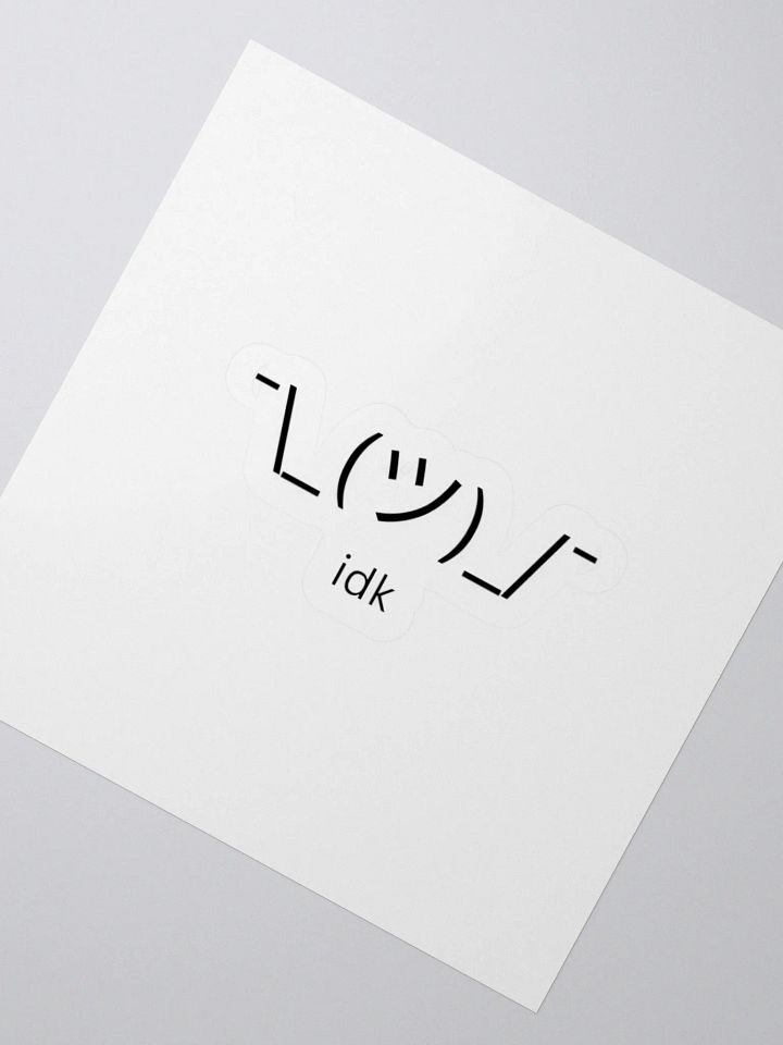 Shrug Sticker product image (7)