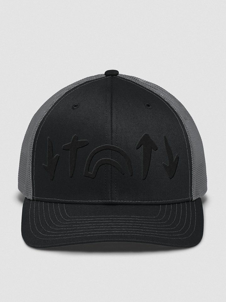 He Came. He Died. He Arose. He's Coming Back Christian Trucker Hat product image (1)