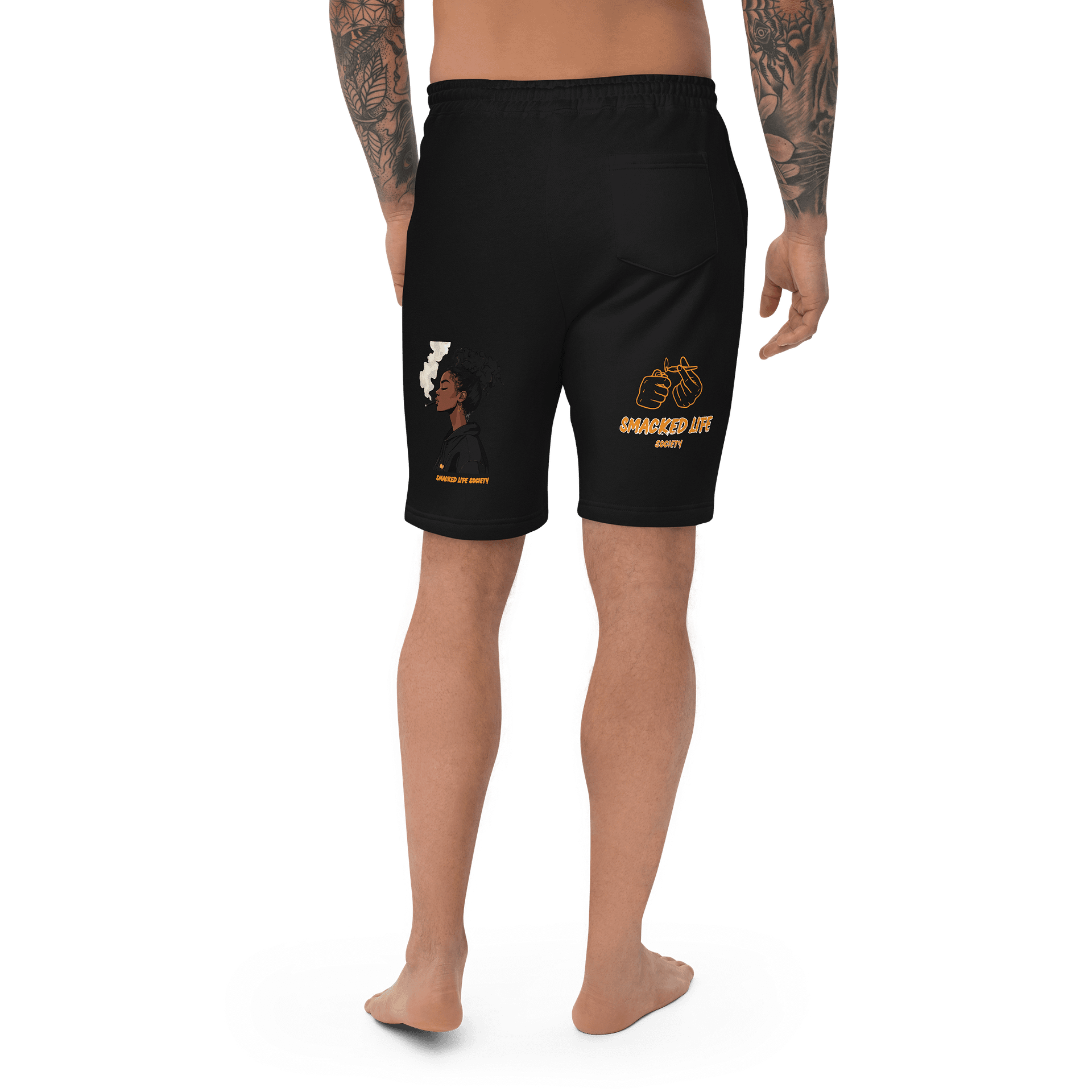 Smacked Script Shorts – Black Queen Edition product image (10)