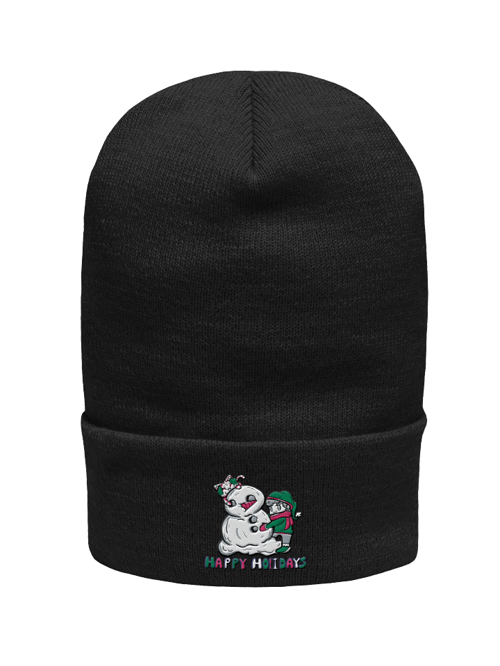 Arcade Warrior Happy Holidays Beanie Christmas 2025 product image (1)