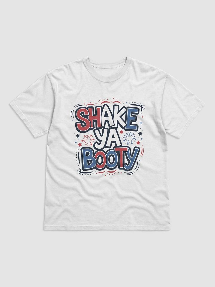 "Shake Ya Booty" #Humorous Heavyweight White T-Shirt product image (1)