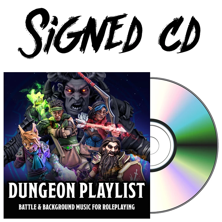 Signed CD - Dungeon Playlist product image (1)