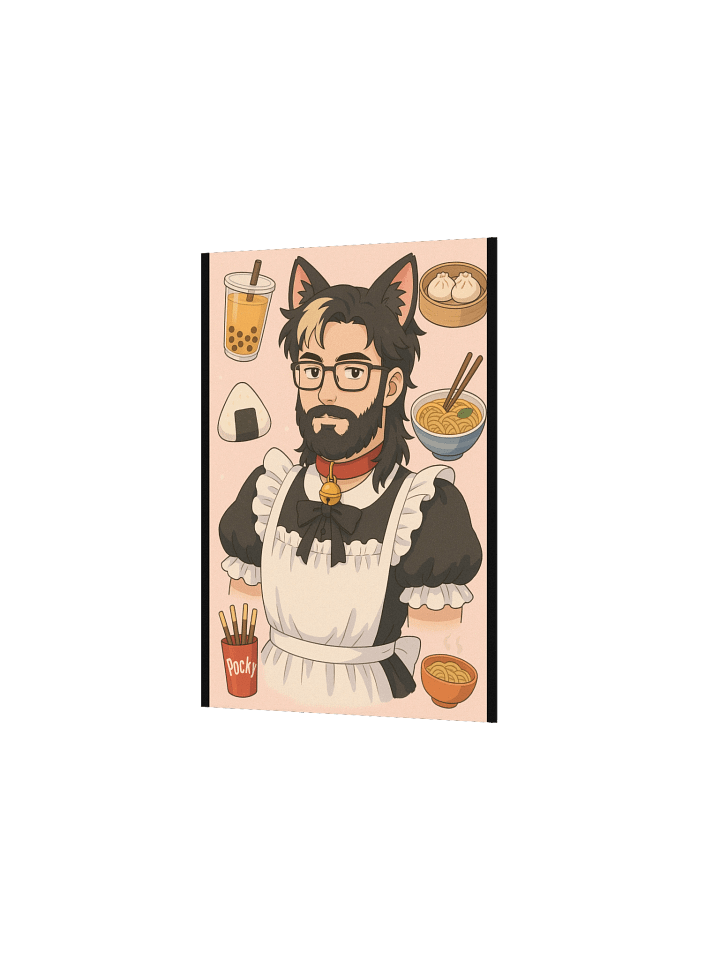 Cat Time Maid Boy Weeb Poster product image (6)