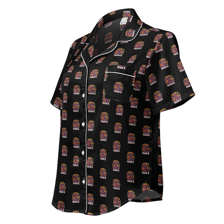 Team K 1960's Women's Short Sleeve Pajama Top product image (1)