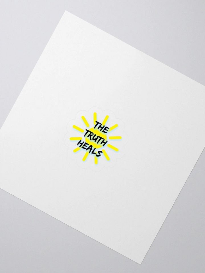 The Truth Heals Sunburst Stickers product image (2)