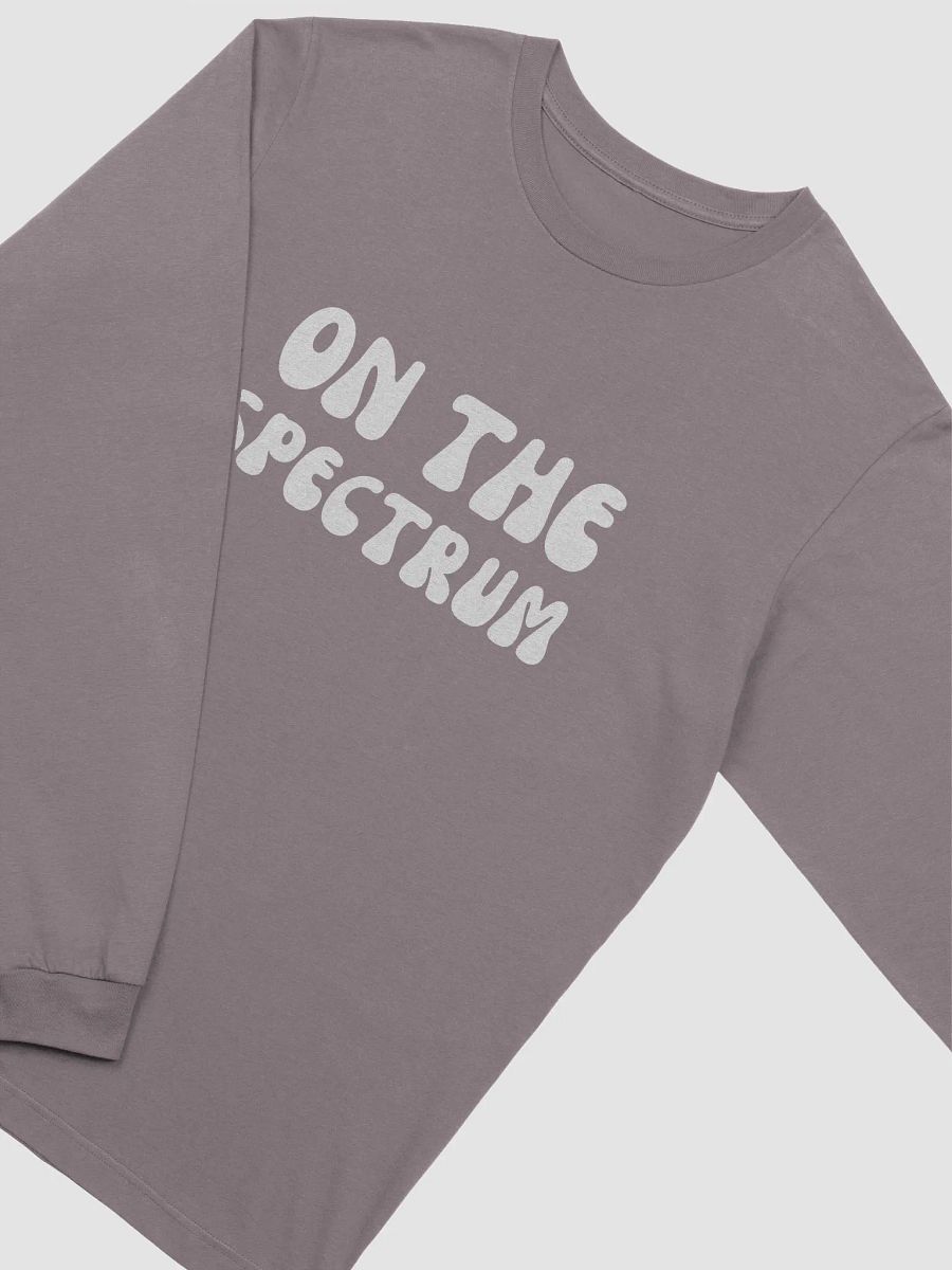 ON THE SPECTRUM (lg. groovy design, white) supersoft long sleeve product image (31)