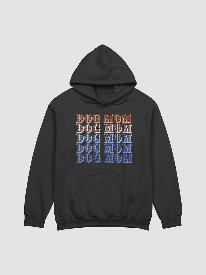 Dog Mom Multicolor Repeated Letter Hoodie product image (2)