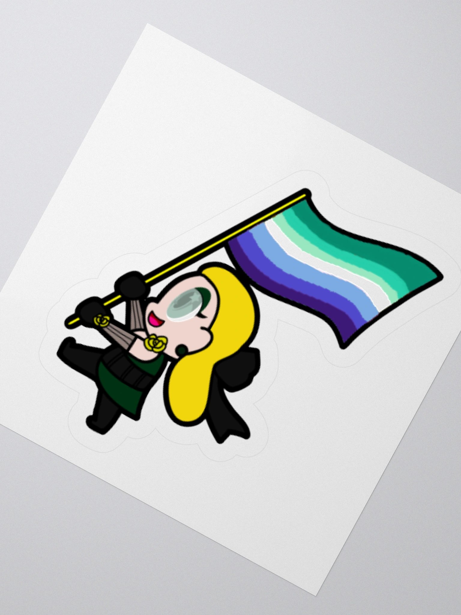 Miss Will-o-Witch Gay Pride 25 sticker product image (3)