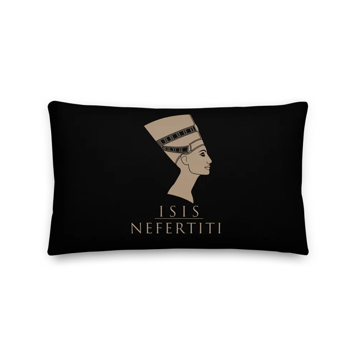 Nefertiti Black Premium Pillow product image (5)