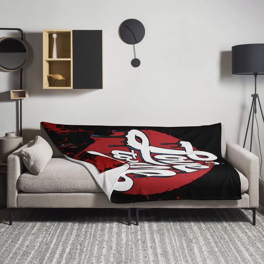 L2A Red Splatter Blanket product image (11)