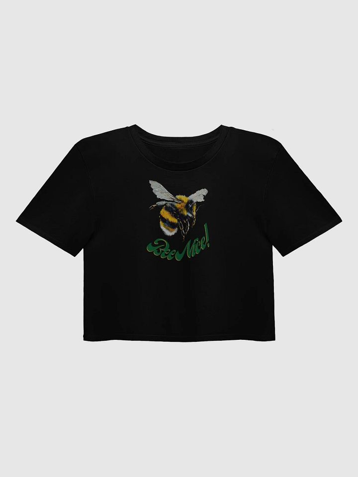 Bee Nice! Illustrated Crop Top product image (3)