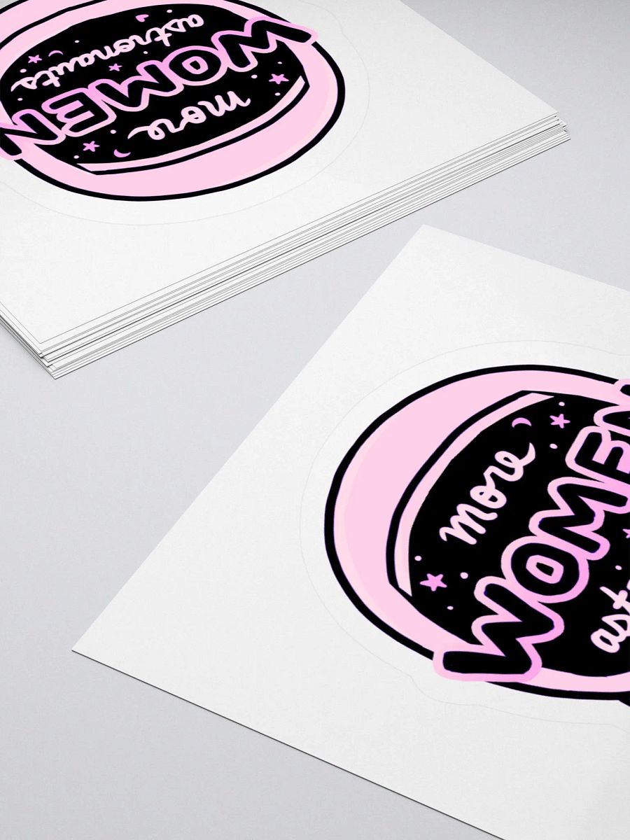 More Women Astronauts Sticker - Pink product image (4)