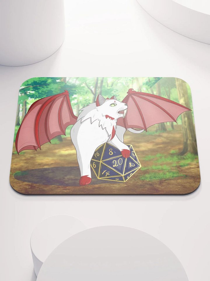 Crimson D20 Mouse Pad product image (1)