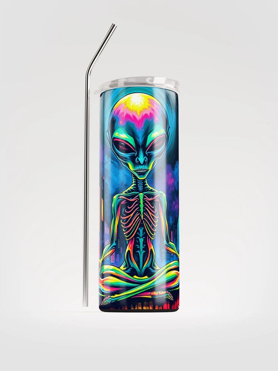 Luminous Alien City Stainless Steel Tumbler product image (1)