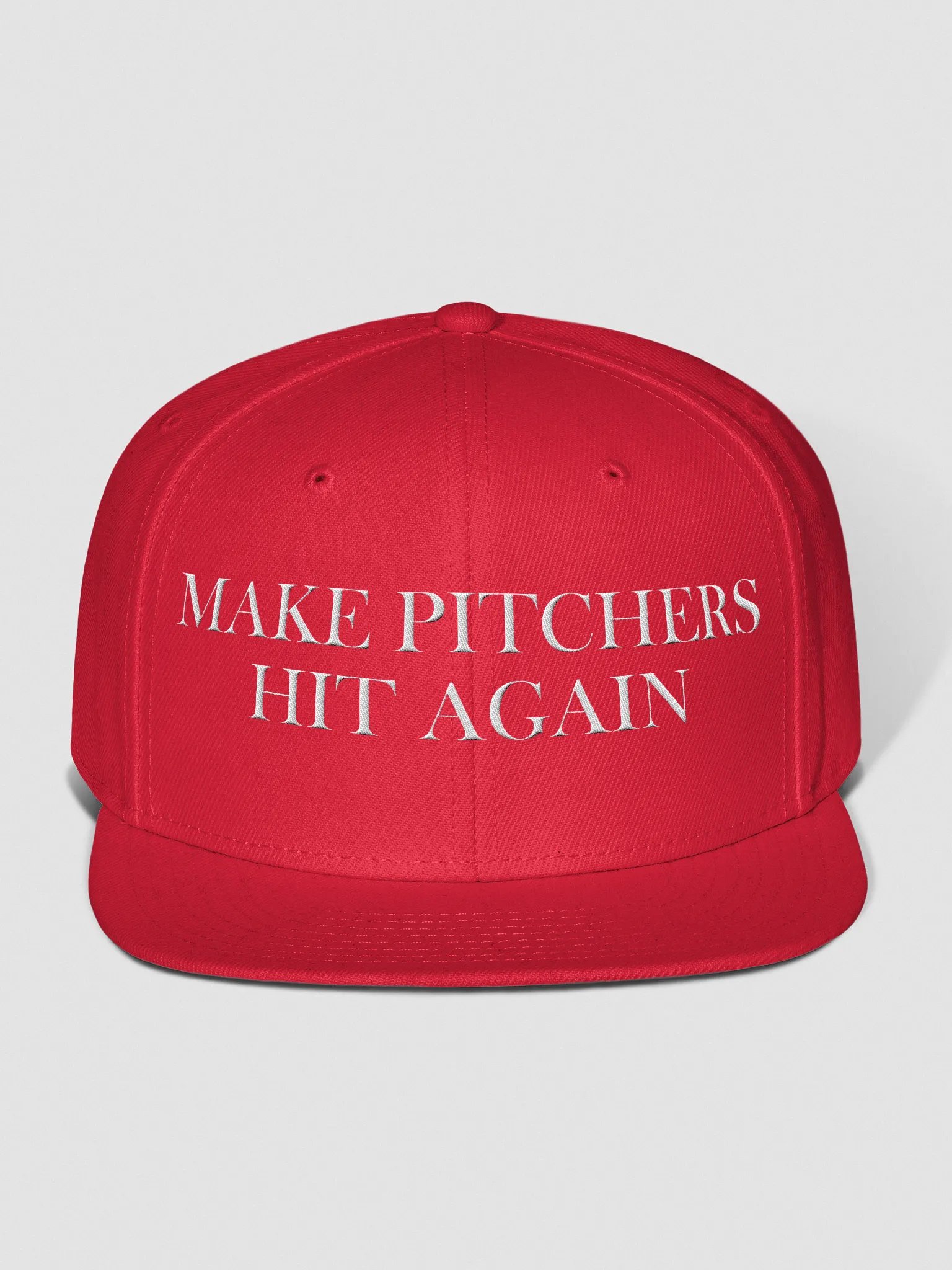 Make Pitchers Hit Again Snapback product image (1)