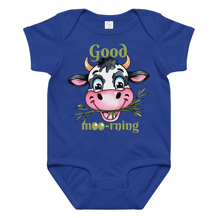 good moo-rning baby body suit product image (1)