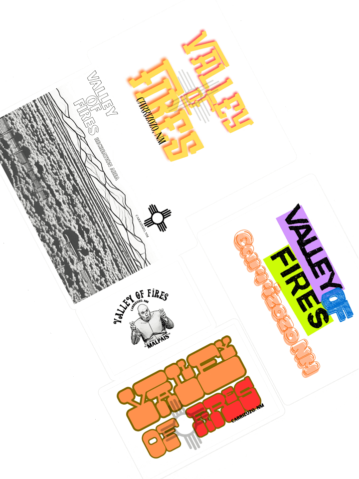 Valley of Fires Logo Sticker Sheet product image (1)