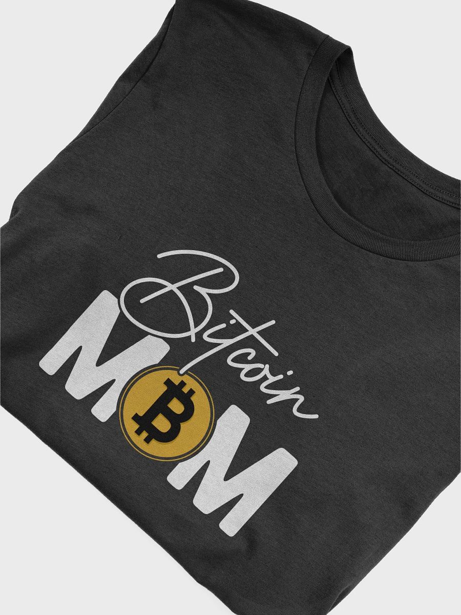 Bitcoin Mom Golden Logo Tee product image (6)