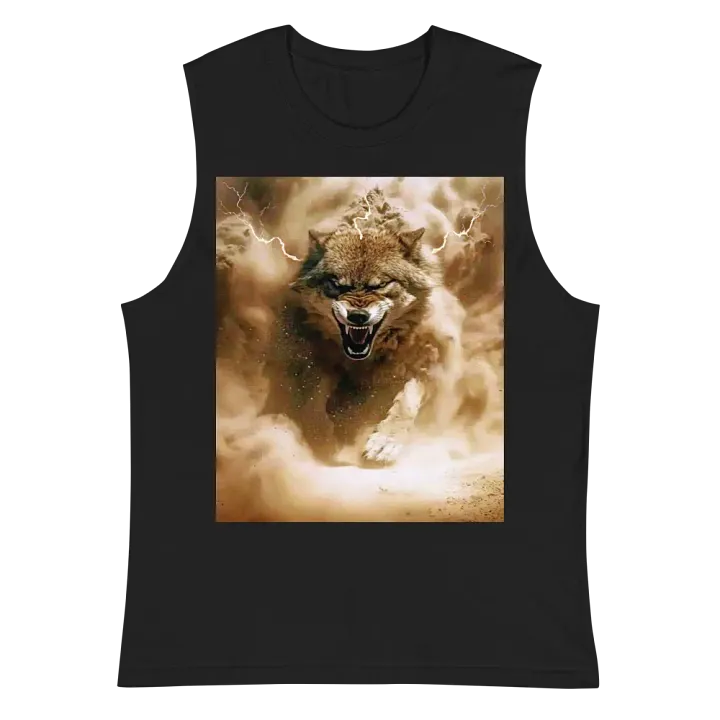 Thunderous Storm Wolf Muscle Top product image (2)