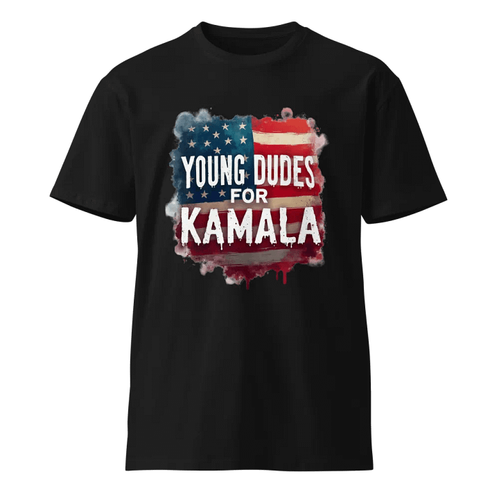 Young Dudes For Kamala Patriotic Kamala Supporters Tee product image (1)