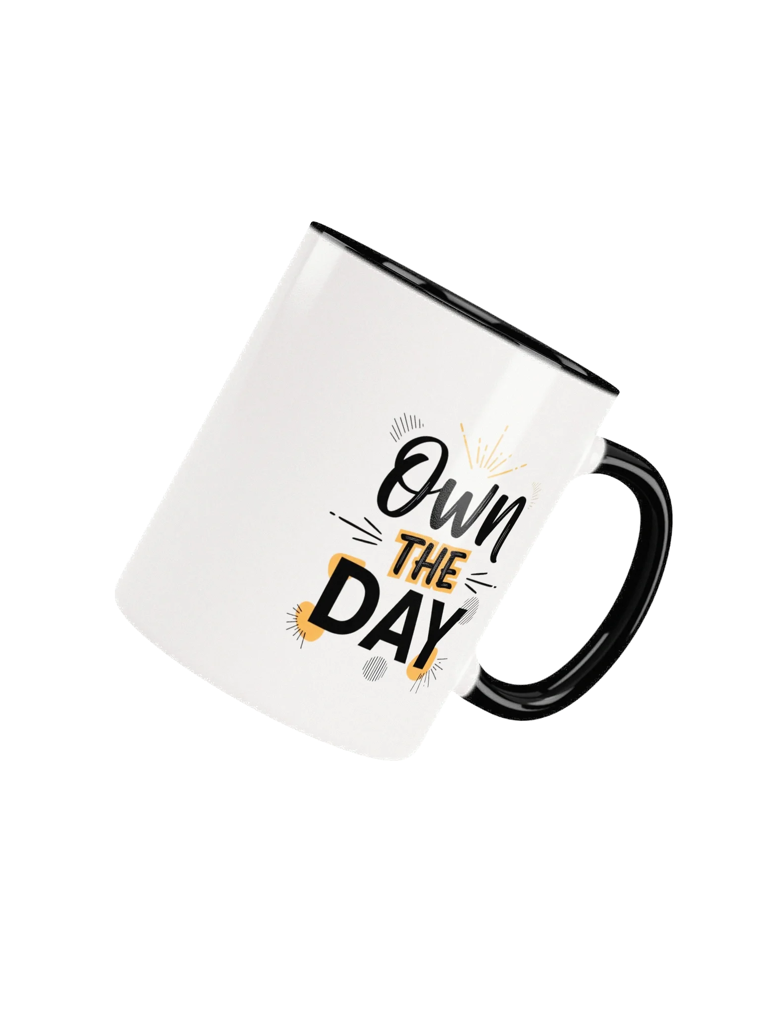 Own the Day Mug – Motivational Coffee Cup for Daily Inspiration & Productivity Boost product image (4)