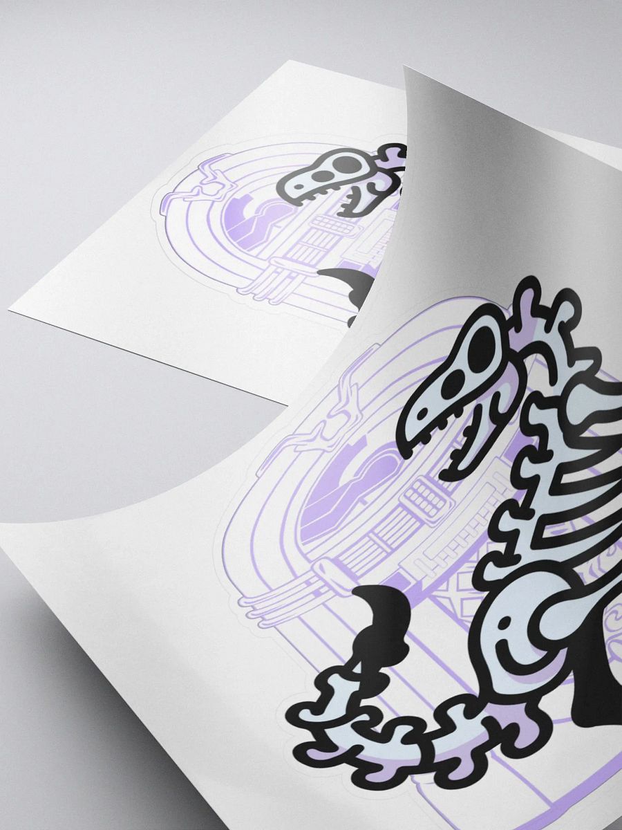 Jukebox Dinosaur Sticker product image (4)