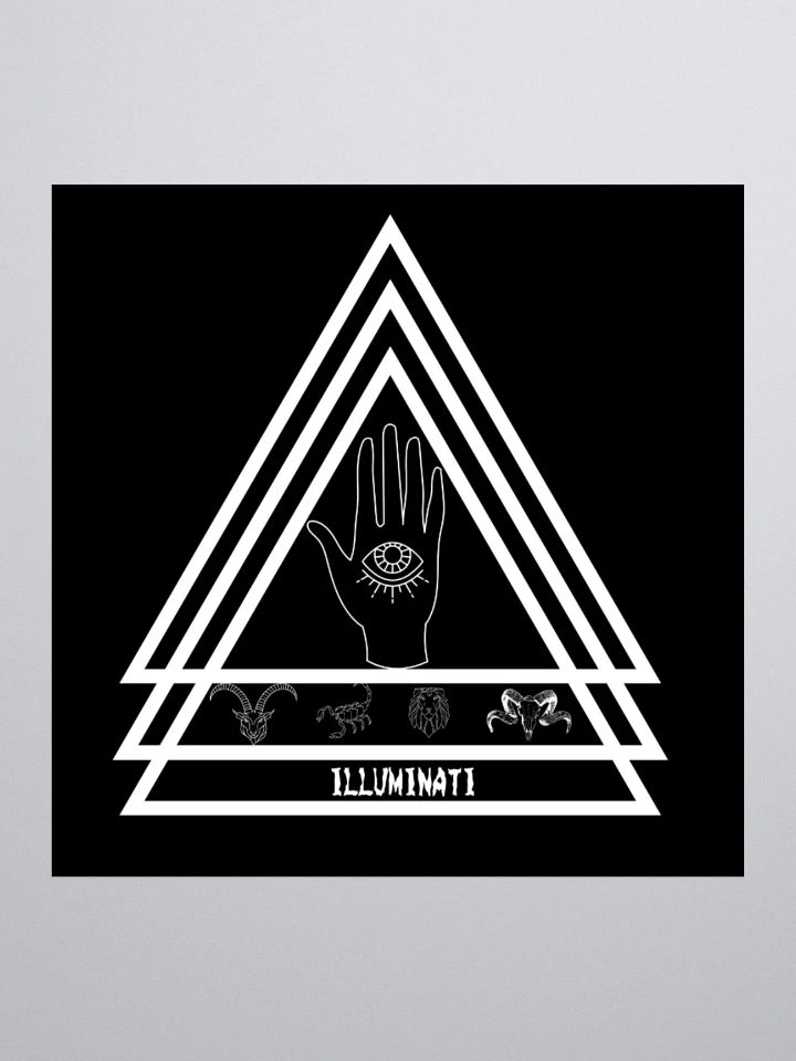 Illuminati Eye Kiss Cut Stickers product image (2)