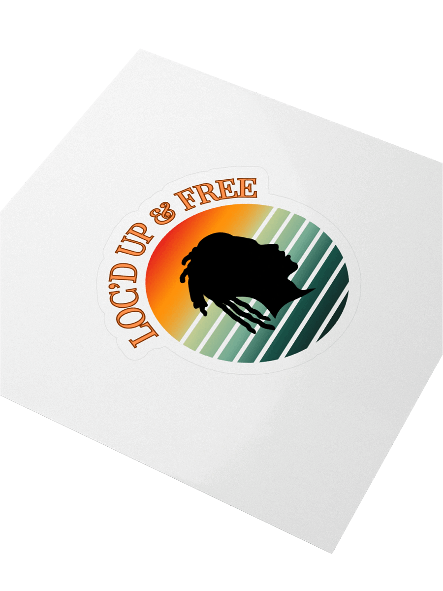Loc'd Up & Free Sticker Set product image (3)