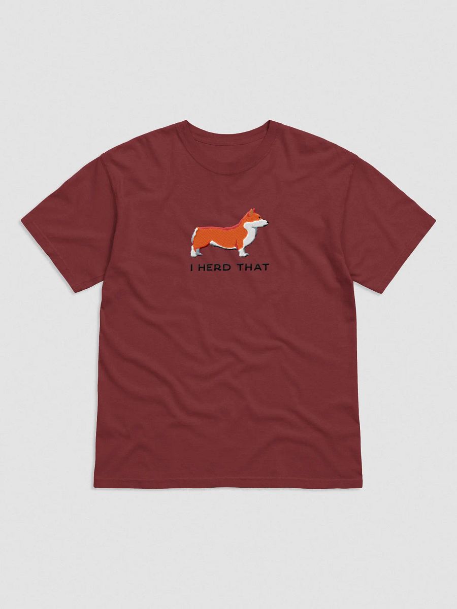 I Herd That T-Shirt(Embroidered) of a Pembroke Welsh Corgi product image (4)