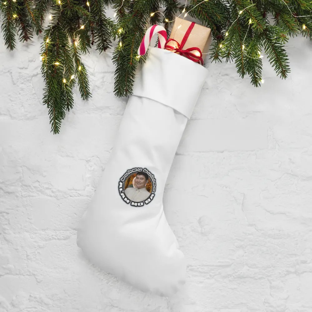 ALAM MO BA Christmas Stocking -idol Raffy Tulfo Filipino Barong Edition product image (7)