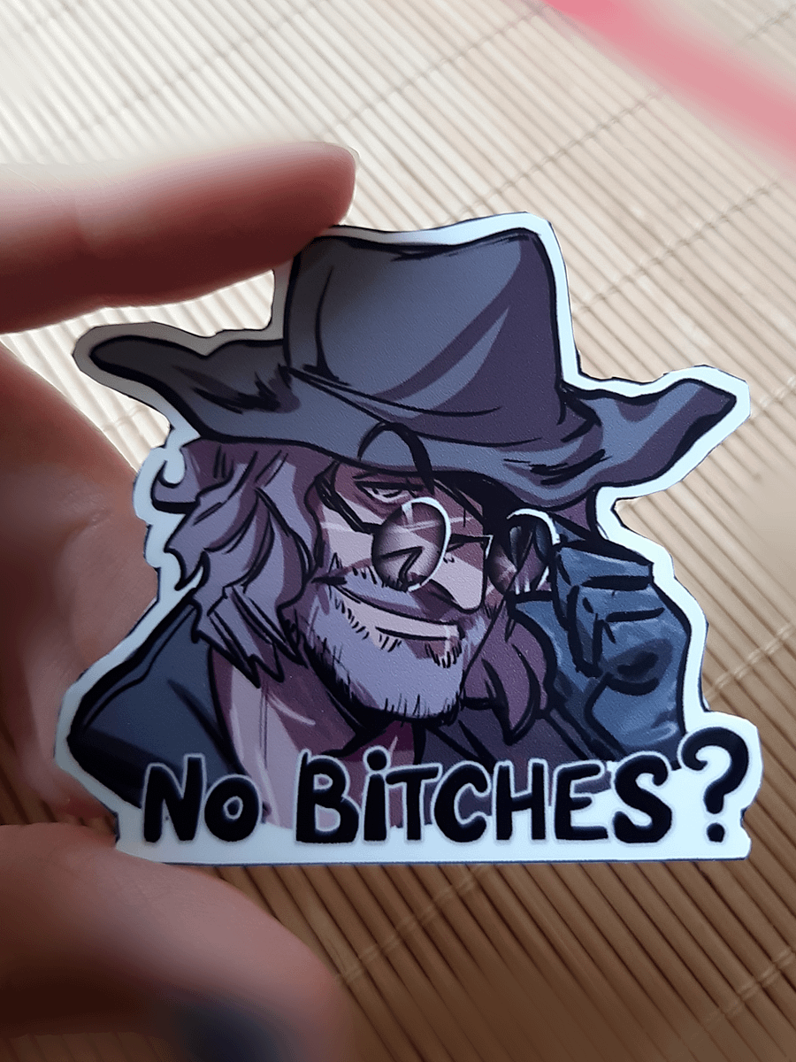 Resident Evil 8 - Heisenberg No Bitches vinyl sticker 2.3” product image (1)