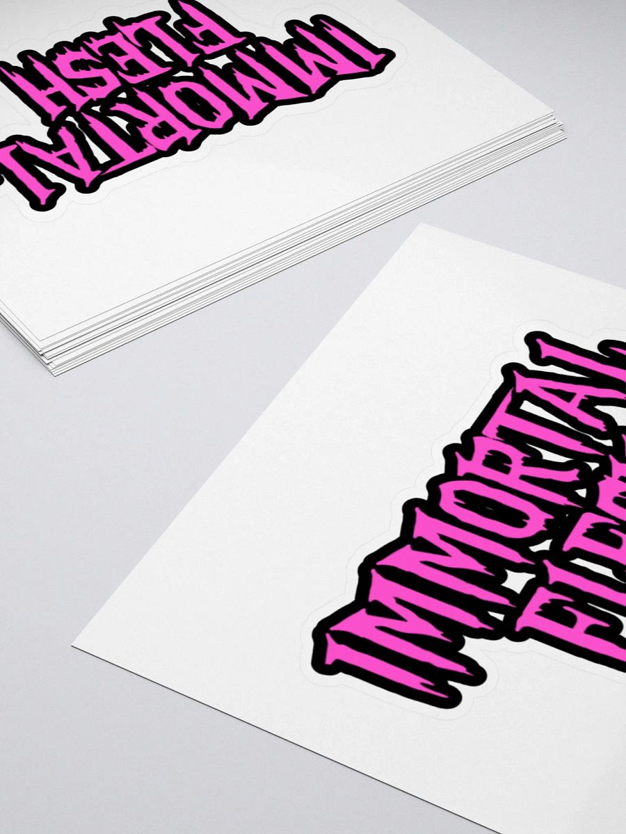 Flesh Logo Sticker (Purple) product image (4)