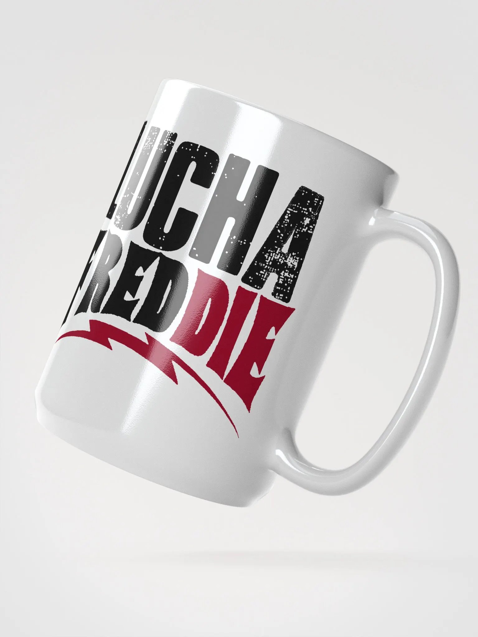 LuchaFredDIE logo mug reg product image (2)