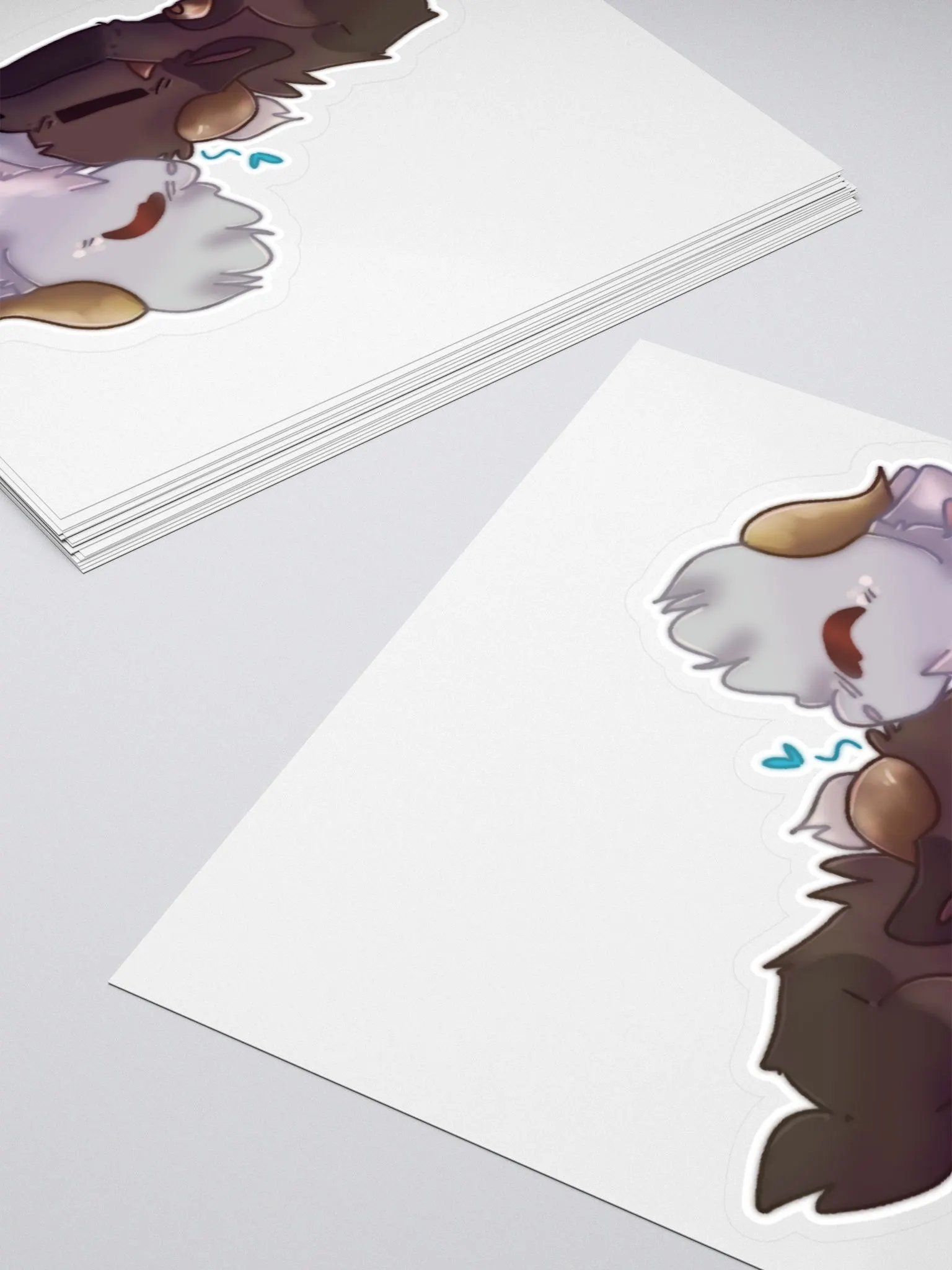 Goat Cuddles Sticker 3