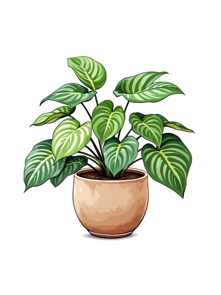 10 Pothos Vector Soft Aesthetics Clipart, Elegant Pothos Illustrations, Delicate Pothos Art, Vector Plant Illustrations product image (2)