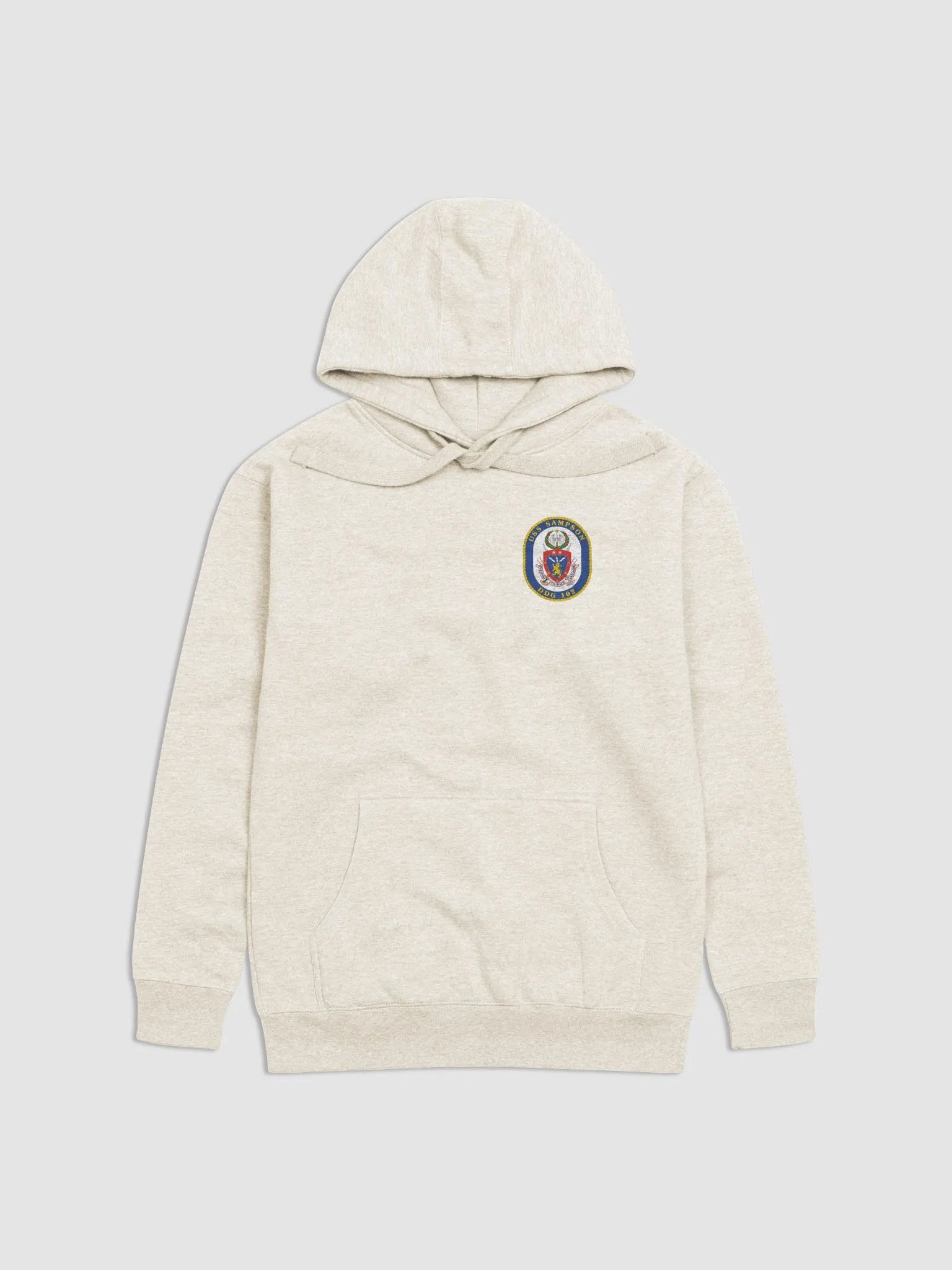 USS Sampson DDG 102: Hooded Sweatshirt product image (6)