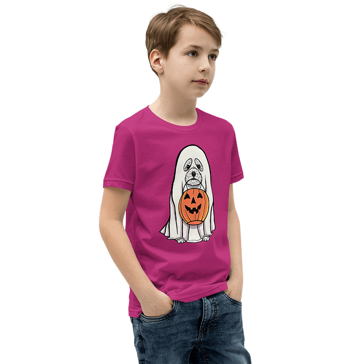 Halloween Bichon Frise Youth T-Shirt product image (20)