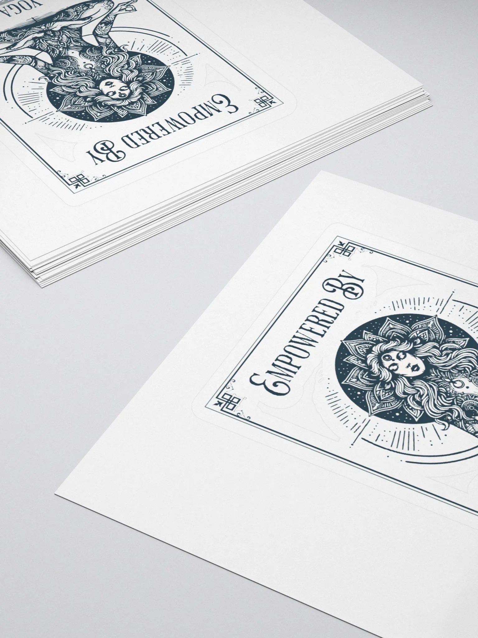 Empowered by Yoga Tarot Card Sticker product image (4)
