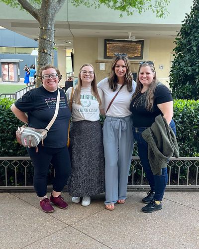 Girls night! Pride & Prejudice 20th Anniversary was a success 😍😍😍 Love these ladies. #prideandprejudice