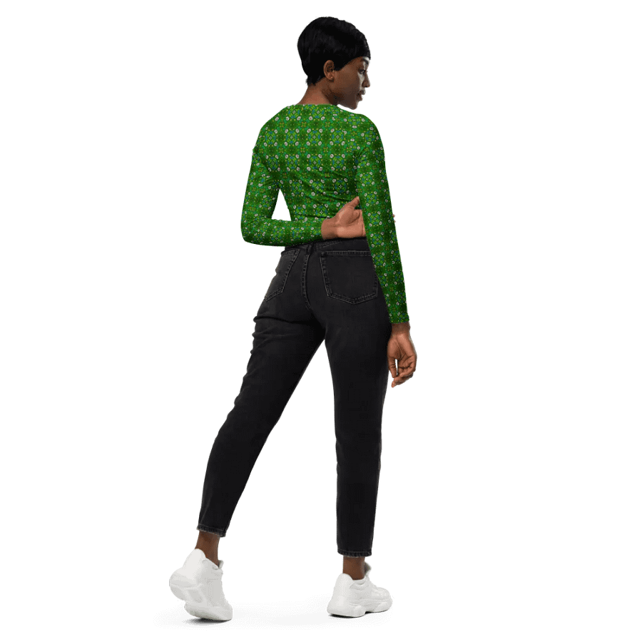 Symmetry Blooms Recycled Crop Top product image (9)