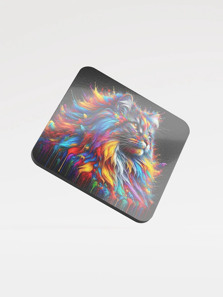 Glossed Cork Coaster: Norwegian Forest product image (1)