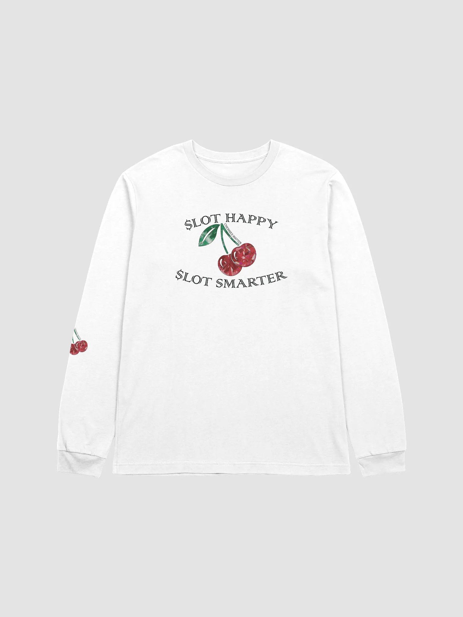 Slot Happy, Slot Smarter Bella+Canvas Supersoft Long Sleeve Cherry Tee product image (1)