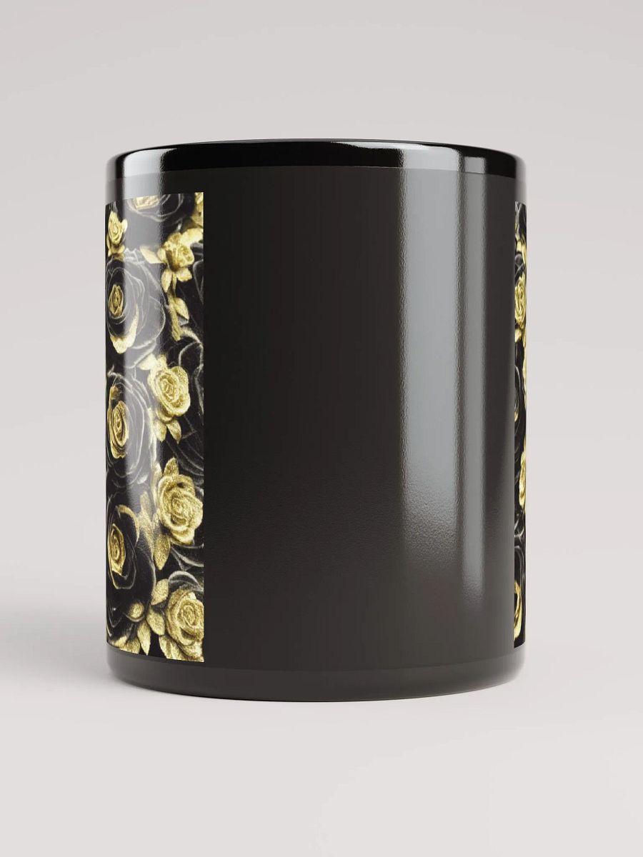 Gold & Black Roses Mug product image (5)