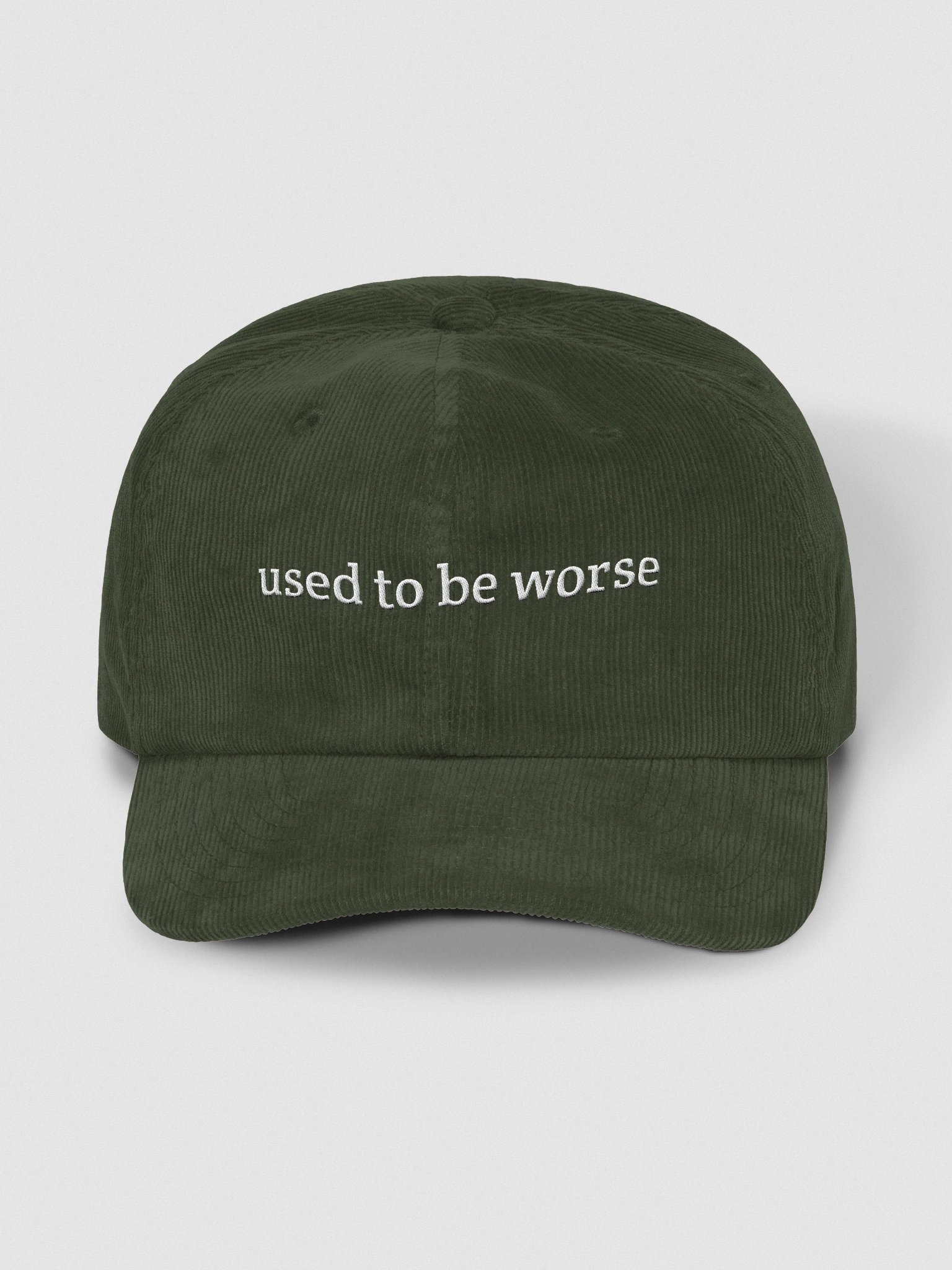 used to be worse Corduroy Hat product image (1)