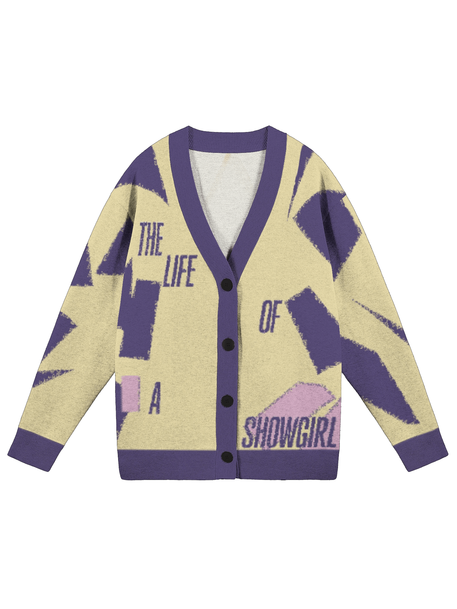 The Life of a Showgirl Cardigan (Violet Shimmer) product image (1)