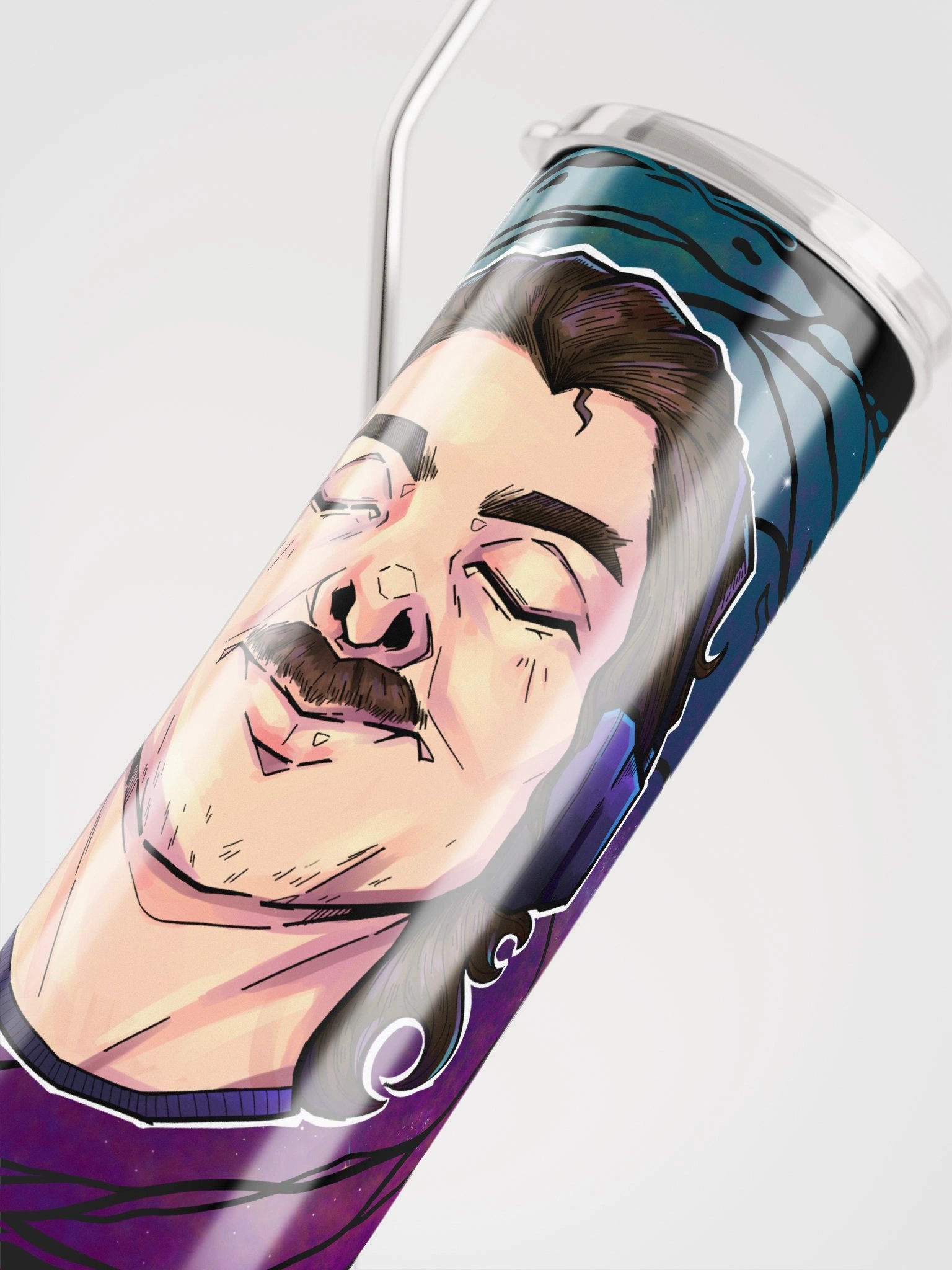 Cosmos Tumbler w/ Steel Straw product image (4)