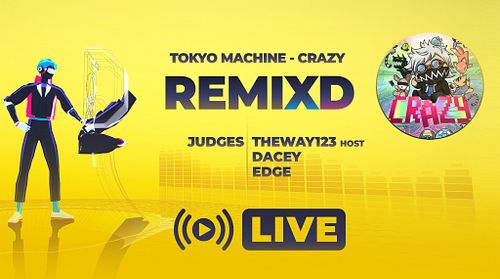 🔴 LIVE 🔴
Spin Rhythm RemiXD is starting now! We have 6 unhinged submissions for 'CRAZY' by @tokyomachine!
Your judges today a...