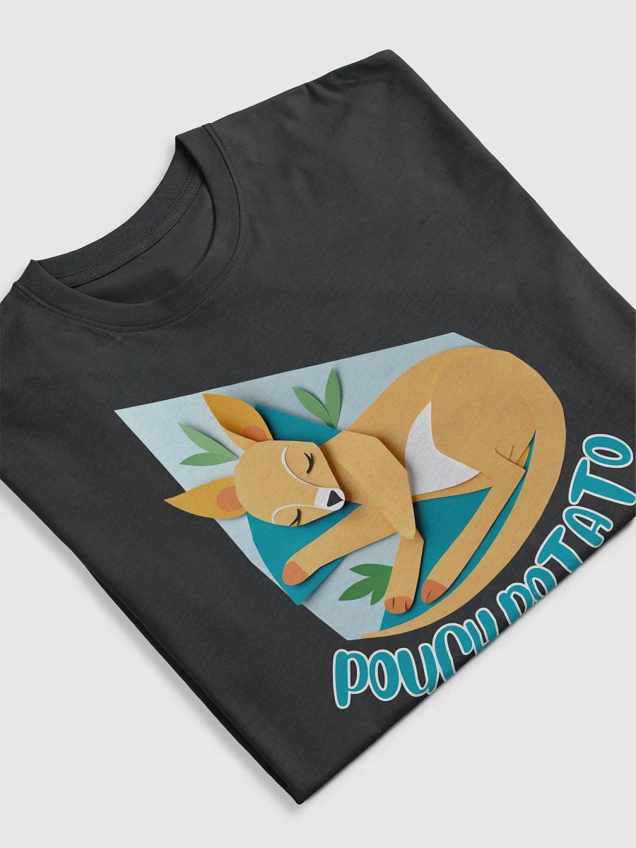 Pouch Potato Funny Cute Sleepy Kangaroo T-shirt product image (5)