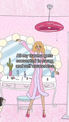How to #monetize my pain 🤔🩷 #procreate #illustration #animation #shoediva #girl #y2k